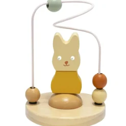 Trois Kilos Sept Boulier en bois avec tour à empiler