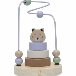 Outlet Boulier en bois avec tour à empiler Jungle Jambo Cheetah Boulier