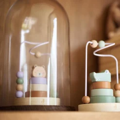 Outlet Boulier en bois avec tour à empiler Jungle Jambo Cheetah Boulier