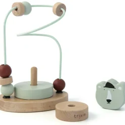 Trixie Boulier en bois avec tour à empiler ours Mr. Polar Bear