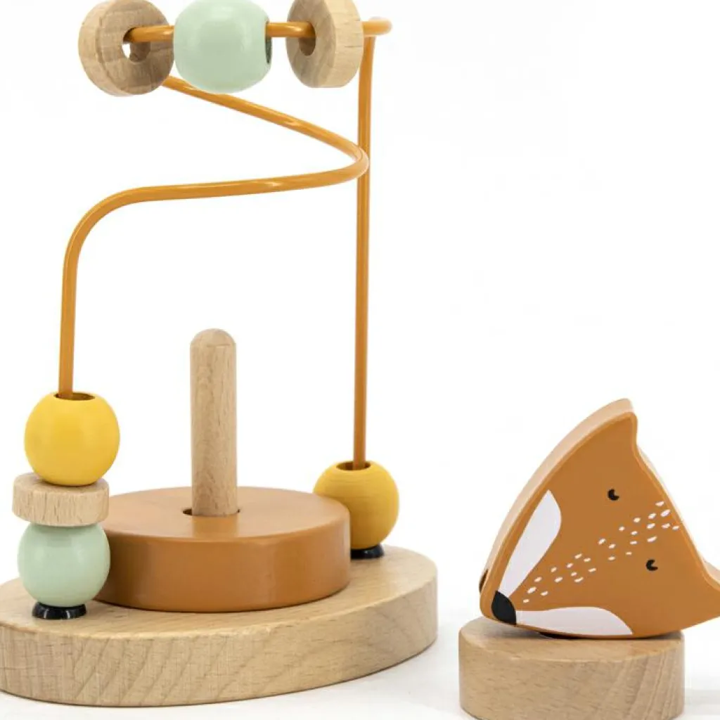 Clearance Boulier en bois avec tour à empiler Mr. Fox Boulier