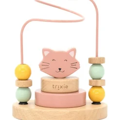 Boulier en bois avec tour à empiler Mrs. Cat Boulier