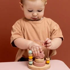 Boulier en bois avec tour à empiler Mrs. Cat Boulier