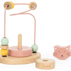 Boulier en bois avec tour à empiler Mrs. Cat Boulier