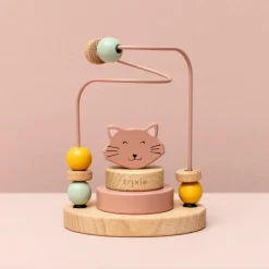 Boulier en bois avec tour à empiler Mrs. Cat Boulier