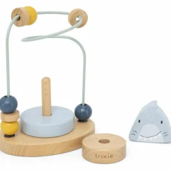 Trixie Boulier en bois avec tour à empiler Mr. Shark