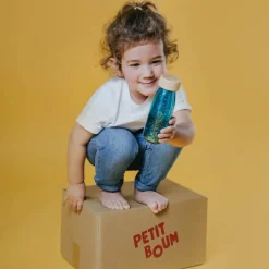 Petit Boum Bouteille sensorielle Float Turquoise