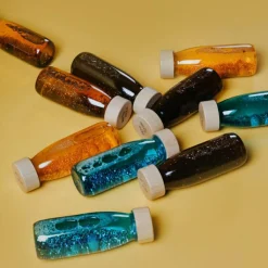 Petit Boum Bouteille sensorielle Float Turquoise