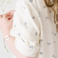 Petits trésors Bracelet cordon enfant Mini jeton colombe (argent 925°)