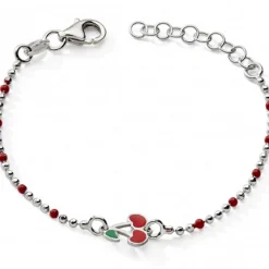 Clearance Bracelet Cerise 14,5 cm (argent) Enfant Bracelet Bébé / Enfant