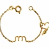 Enfant Padam Padam Bracelet chaîne La petite minuscule goldfilled jaune (personnalisable)