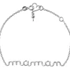 Padam Padam Bracelet chaîne Maman S (argent massif 925)
