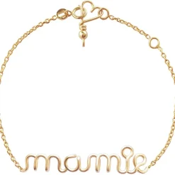 Padam Padam Bracelet chaîne Mamie S (goldfilled jaune 14 carats)