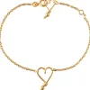 Sale Bracelet chaîne Mon coeur S (goldfilled jaune 14 carats) Bracelet Maman