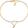Outlet Bracelet chaîne Mon petit cœur goldfilled jaune Enfant Bracelet Bébé / Enfant