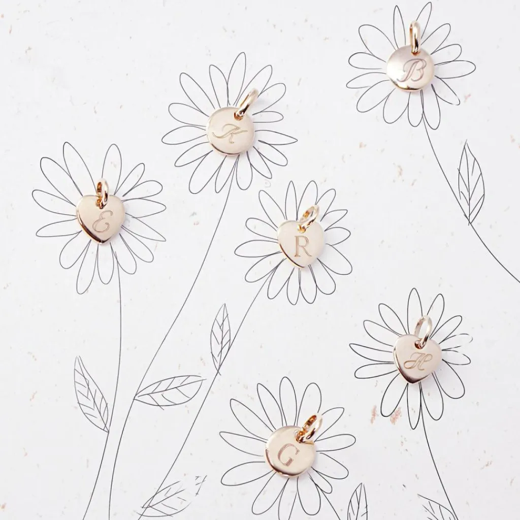 Petits trésors Bracelet cordon 1 charm coeur personnalisable (plaqué or)