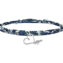 Online Bracelet cordon liberty Mon petit cœur argent (personnalisable) Enfant Bracelet Bébé / Enfant