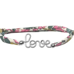 Clearance Bracelet cordon liberty Mon petit love argent (personnalisable) Enfant Bracelet Bébé / Enfant