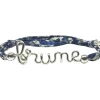 Clearance Bracelet cordon liberty Prénom argent (personnalisable) Enfant Bracelet Bébé / Enfant