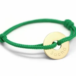 Enfant Petits trésors Bracelet cordon Mini Jeton (plaqué or jaune)