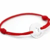 Enfant Petits trésors Bracelet cordon Mini jeton étoile (argent 925°)