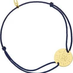 Enfant Maison Augis Bracelet cordon Trèfle personnalisable (or jaune 18 carats)