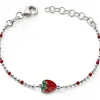 Enfant Baby bijoux Bracelet Fraise 14,5 cm (argent)