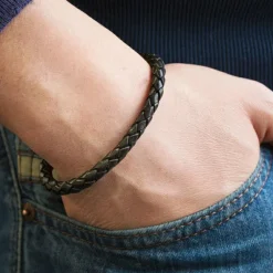 Clearance Bracelet L'Epicurien noir (acier) Cadeaux Papa