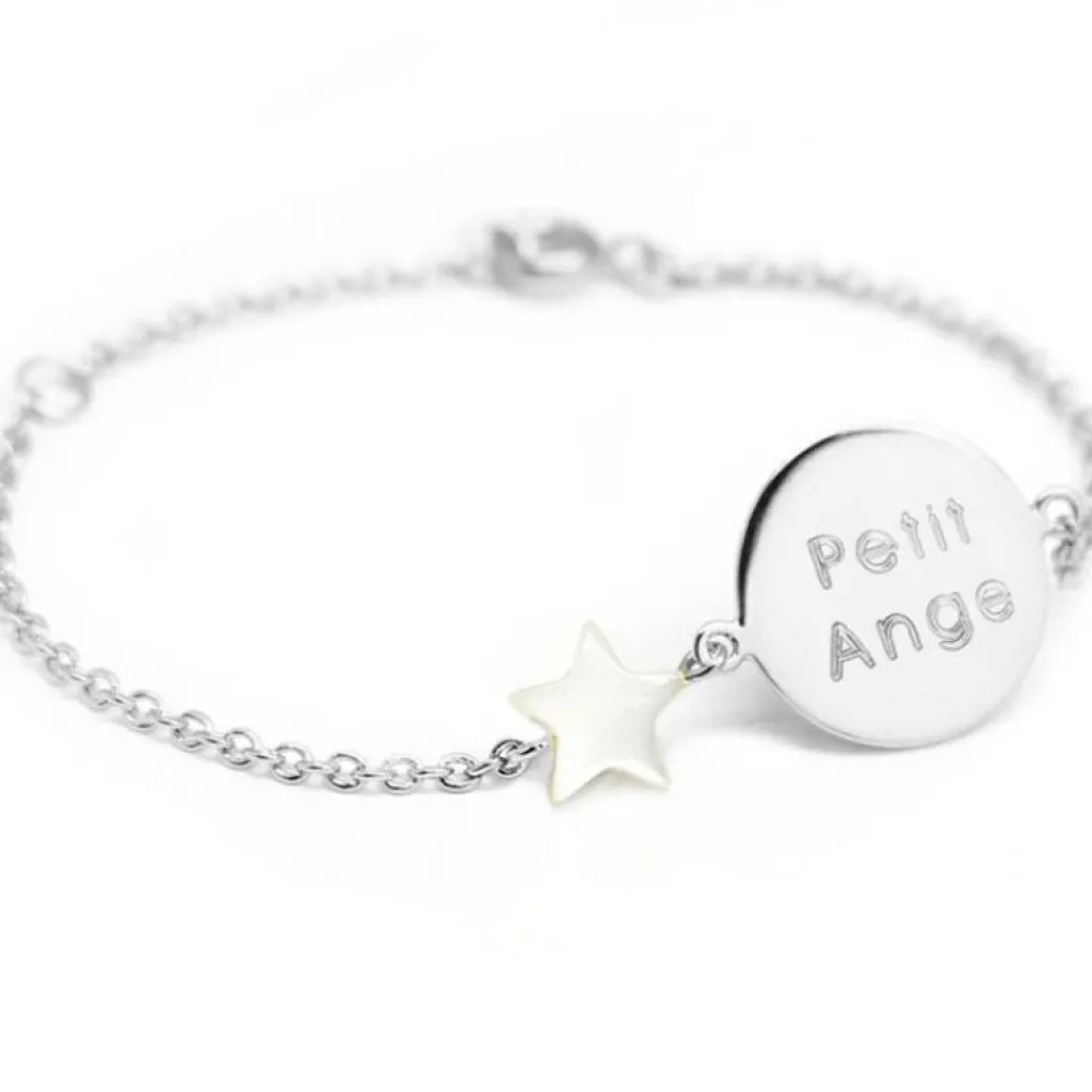 Enfant Petits trésors Bracelet Lovely nacre étoile (argent 925°)