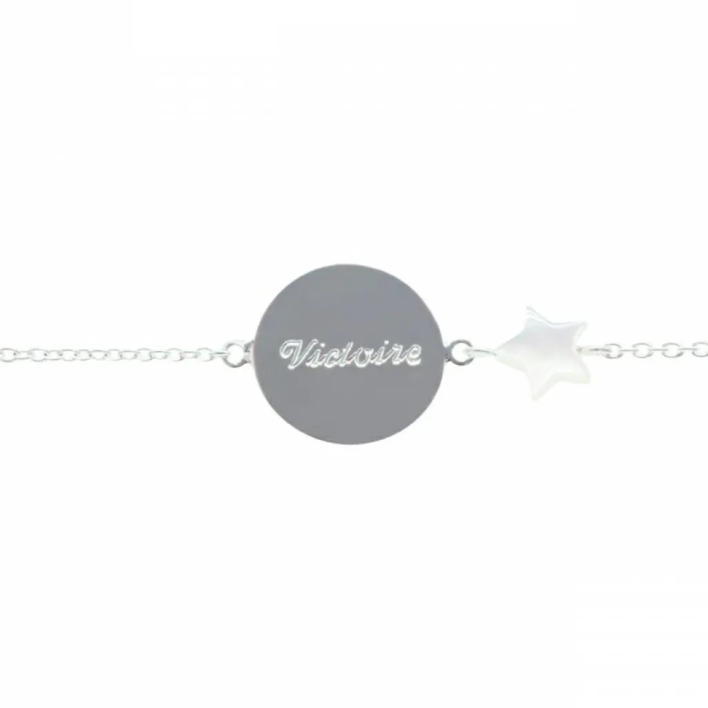 Enfant Petits trésors Bracelet Lovely nacre étoile (argent 925°)