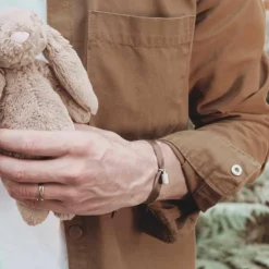 Enfant Mon Petit Poids Bracelet en argent rhodié (personnalisable)