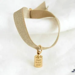 Enfant Mon Petit Poids Bracelet en plaqué or jaune (personnalisable)