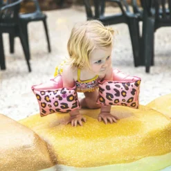 Outlet Brassards de natation Léopard rose et doré (2-6 ans) Brassards Bébé