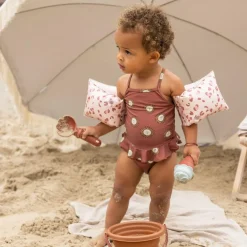 Swim Essentials Brassards de natation Léopard vieux rose (0-2 ans)