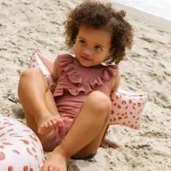 Swim Essentials Brassards de natation Léopard vieux rose (0-2 ans)