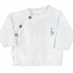 Trois Kilos Sept Brassière blanche Sophie la girafe (0-1 mois)