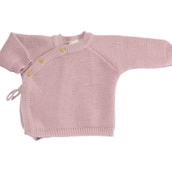 Trois Kilos Sept Brassière en maille Rose (0-1 mois)