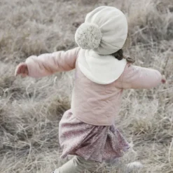 Enfant Elodie Details Béret tricoté Creamy White (3 ans et +)