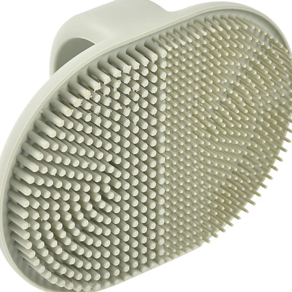 Outlet Brosse pour croûtes de lait en silicone Vert de gris Peigne Et Brosse