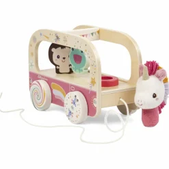 Clearance Bus magique en bois Lena Jouet À Tirer / Pousser