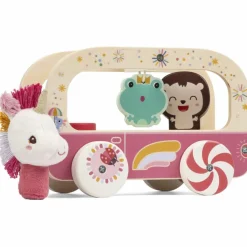 Clearance Bus magique en bois Lena Jouet À Tirer / Pousser