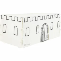 Ratatam Cabane de table Château Noir et Beige (90 x 200 cm)