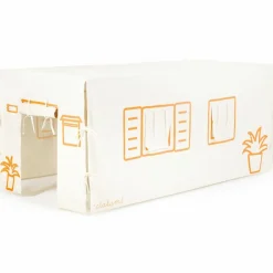 Outlet Cabane de table Maison Orange et Beige (90 x 200 cm) Cabane Intérieur