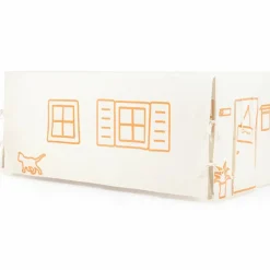 Outlet Cabane de table Maison Orange et Beige (90 x 200 cm) Cabane Intérieur