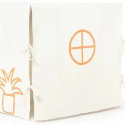 Outlet Cabane de table Maison Orange et Beige (90 x 200 cm) Cabane Intérieur