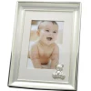 Best Cadre photo biseauté Ours (métal argenté) Cadre Photos Bébé