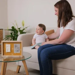 Petit Artichaut Cadre photo empreintes Classique Daisy Ochre