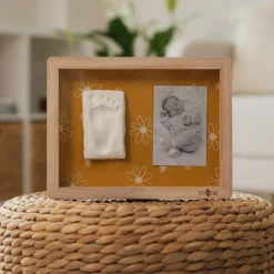 Petit Artichaut Cadre photo empreintes Classique Daisy Ochre