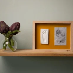 Petit Artichaut Cadre photo empreintes Classique Daisy Ochre