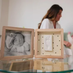 Clearance Cadre photo empreintes Double Jolis Cœurs Kit Empreintes